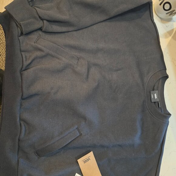 Brand New Womens Vans Elevated Double Knit Loose Black Sweatshirt Size XS - Picture 4 of 10